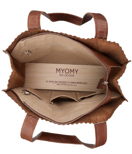 MYOMY Shoulder bag MY PAPER BAG Handbag Hunter Waxy Original